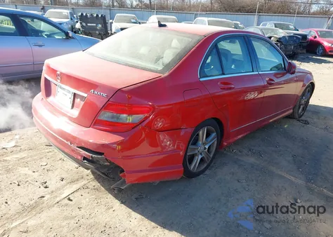 2010 Mercedes-Benz C 300 Sport 4Matic from USA, damaged, VIN WDDGF8BB4AF446635
